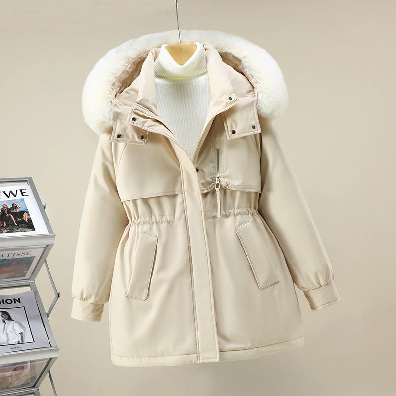 Ava Jacket with Hood in White