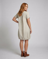 Ava Linen Dress with Pockets