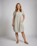 Ava Linen Dress with Pockets
