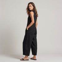 Ava Wide Leg Jumpsuit in Charcoal