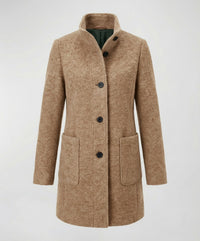 Aveline Elegant Coat in Brown