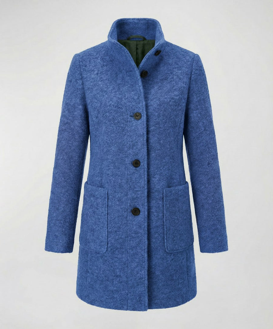 Aveline Elegant Coat in Dark Green
