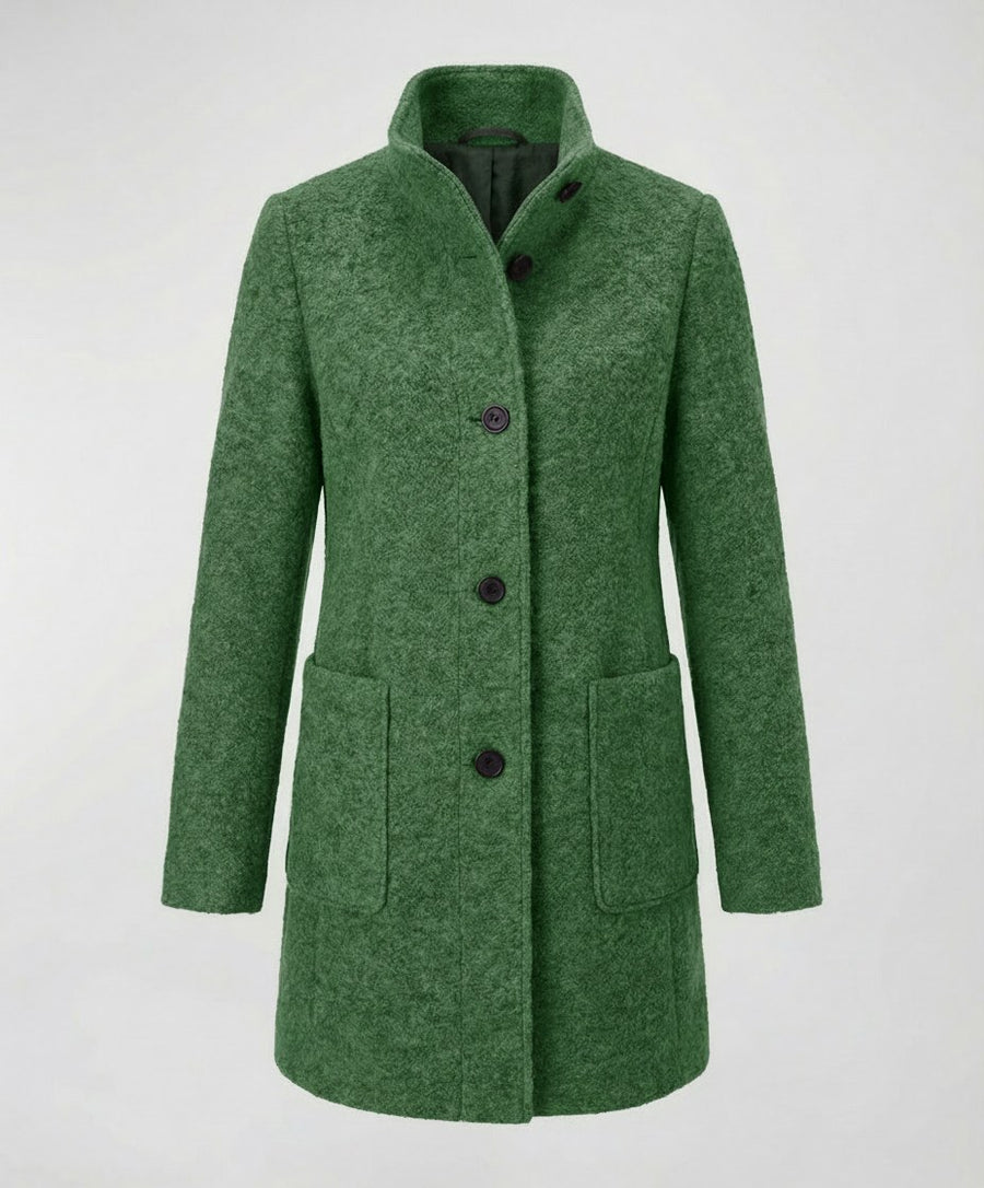Aveline Elegant Coat in Navy