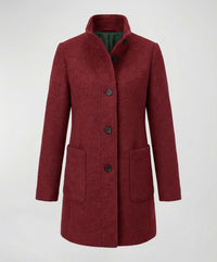 Aveline Elegant Coat in Red