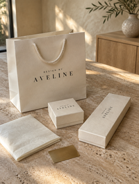 Design By Aveline jewelry packaging, gift bag and boxes