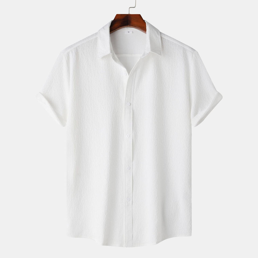 Aveline Shirt with Short Sleeve in White
