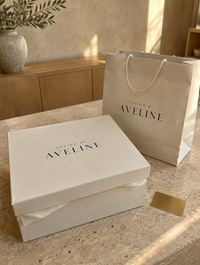 Design By Aveline shoe box and gift bag