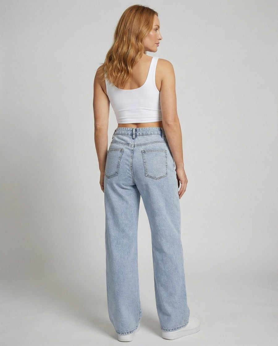 Aveline Vintage Jeans with Wide Leg