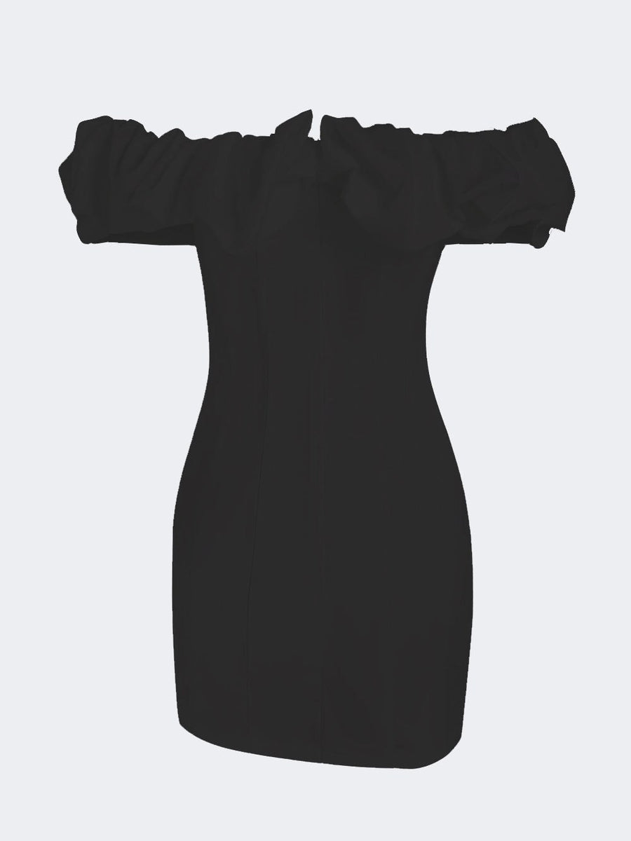 Abelone | Women's Strapless Ruffled Mini Sundress