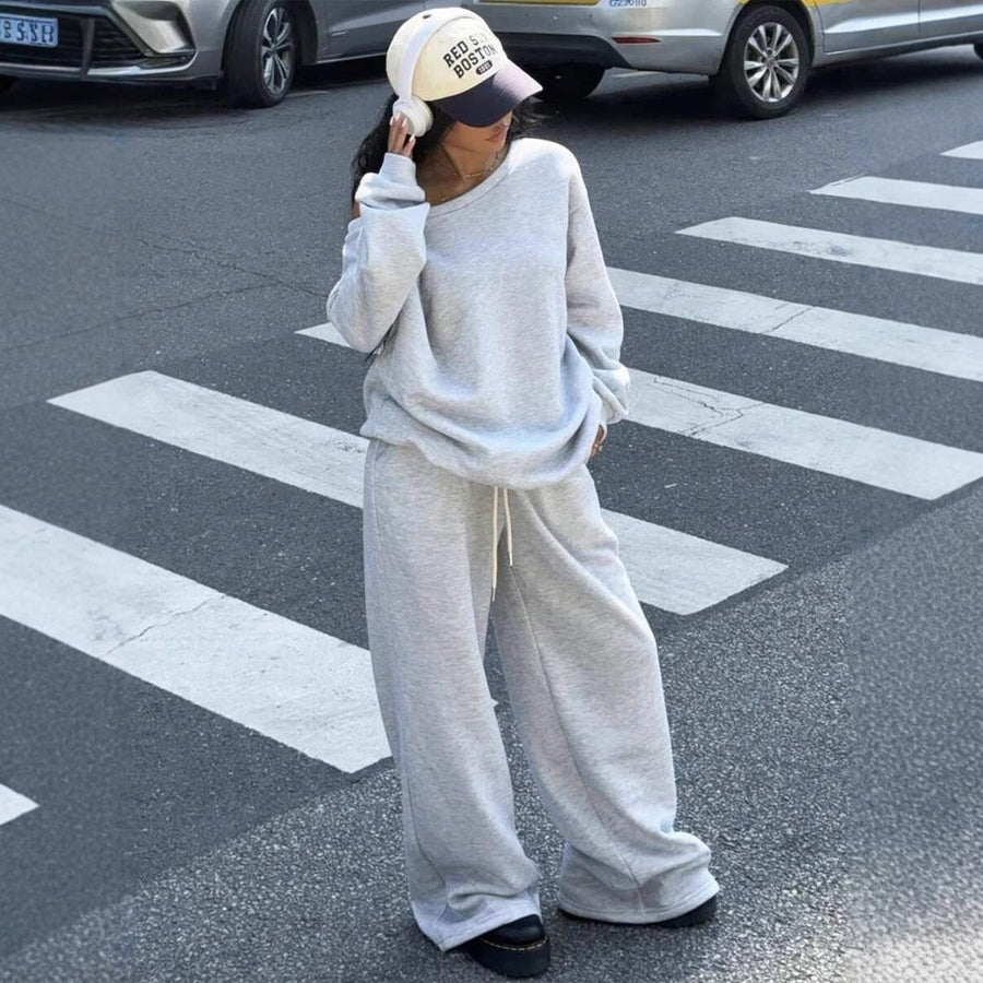 Abelone | Women's Oversized Pockets Tracksuit Set