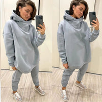 Acacia | Women's Oversized Joggers in Light Gray