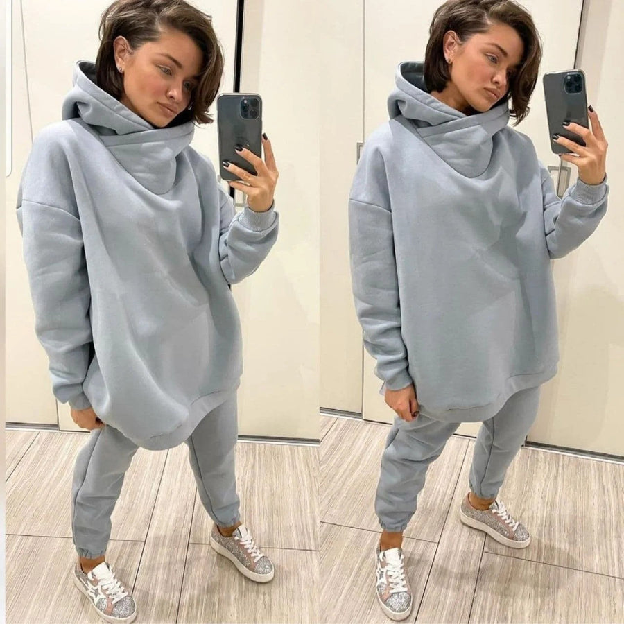 Acacia | Women's Oversized Joggers in Light Gray
