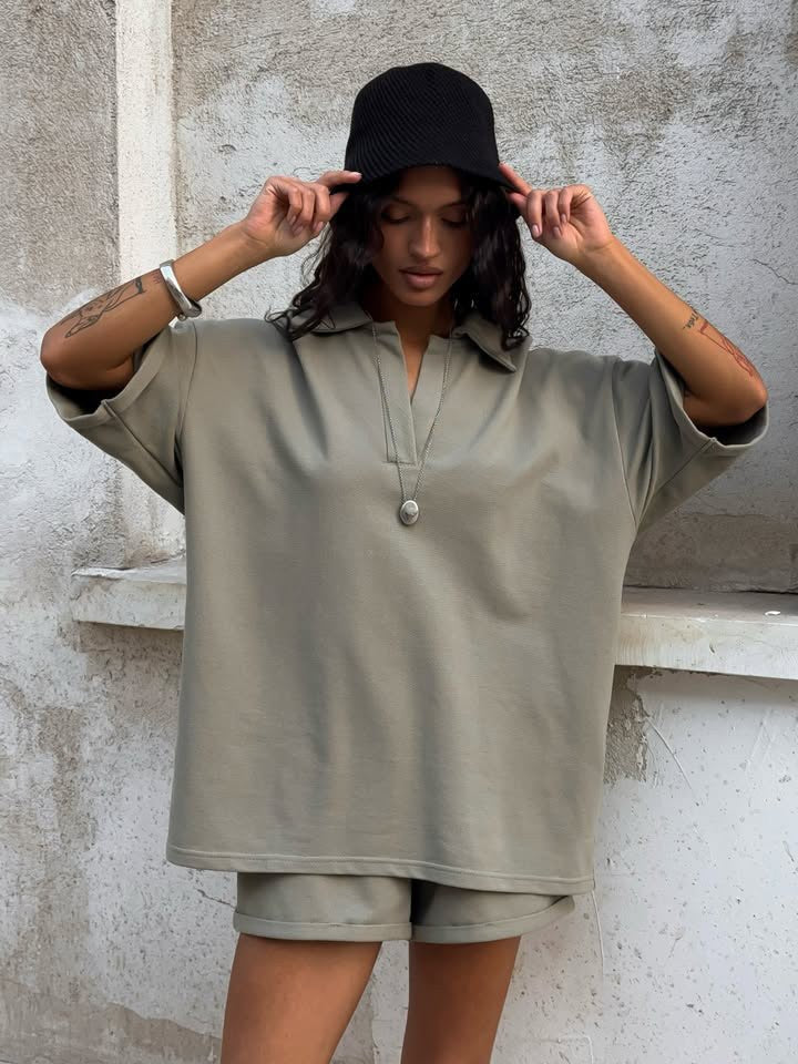 Adalind | Women's Comfortable Modern Dress – Casual Dress in Green