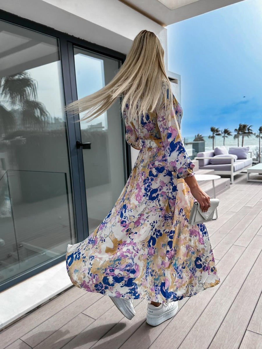 Adalmina | Women's Belted Maxi Dress