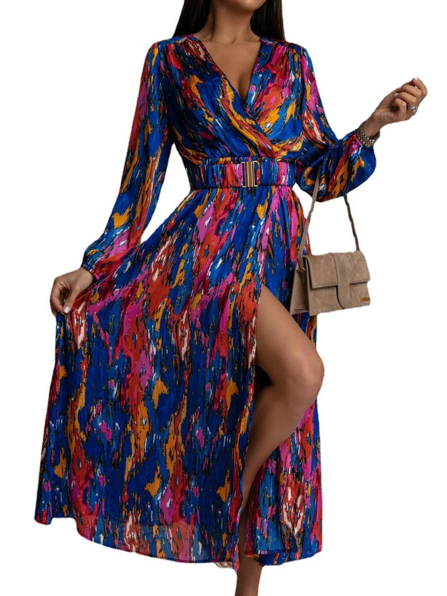 Adalmina | Women's Belted Maxi Dress