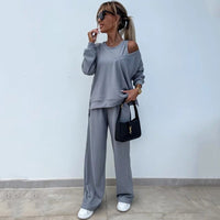 Adelais | Women's Two-Piece Set in Gray