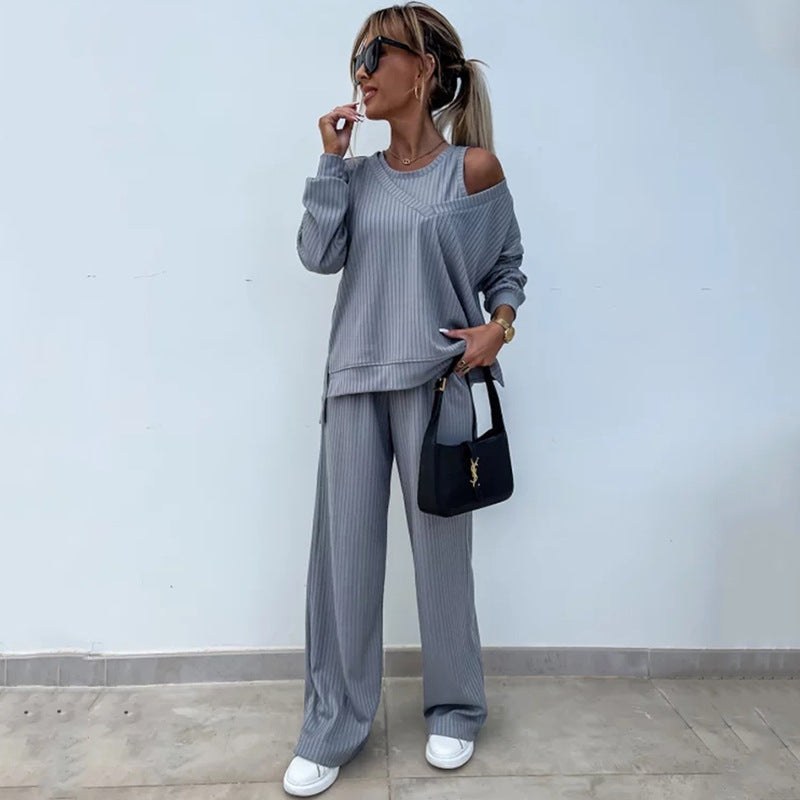 Adelais | Women's Two-Piece Set in Gray