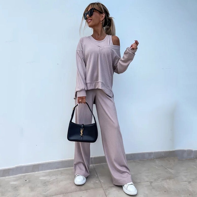 Adelais | Women's Two-Piece Set in Khaki