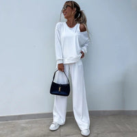 Adelais | Women's Two-Piece Set in White
