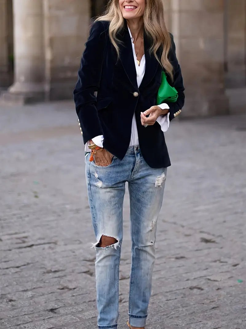 Adriana | Women's Single Button Tailored Blazer