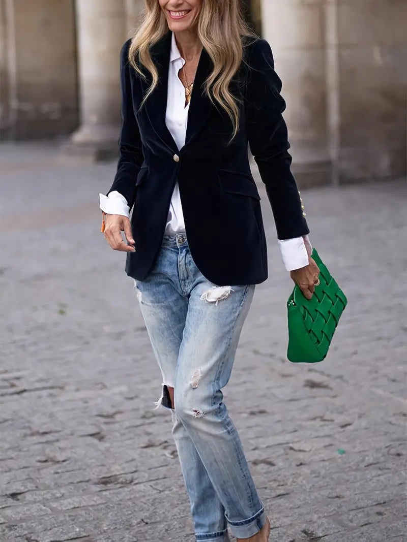 Adriana | Women's Single Button Tailored Blazer