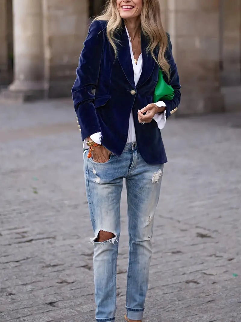 Adriana | Women's Single Button Tailored Blazer