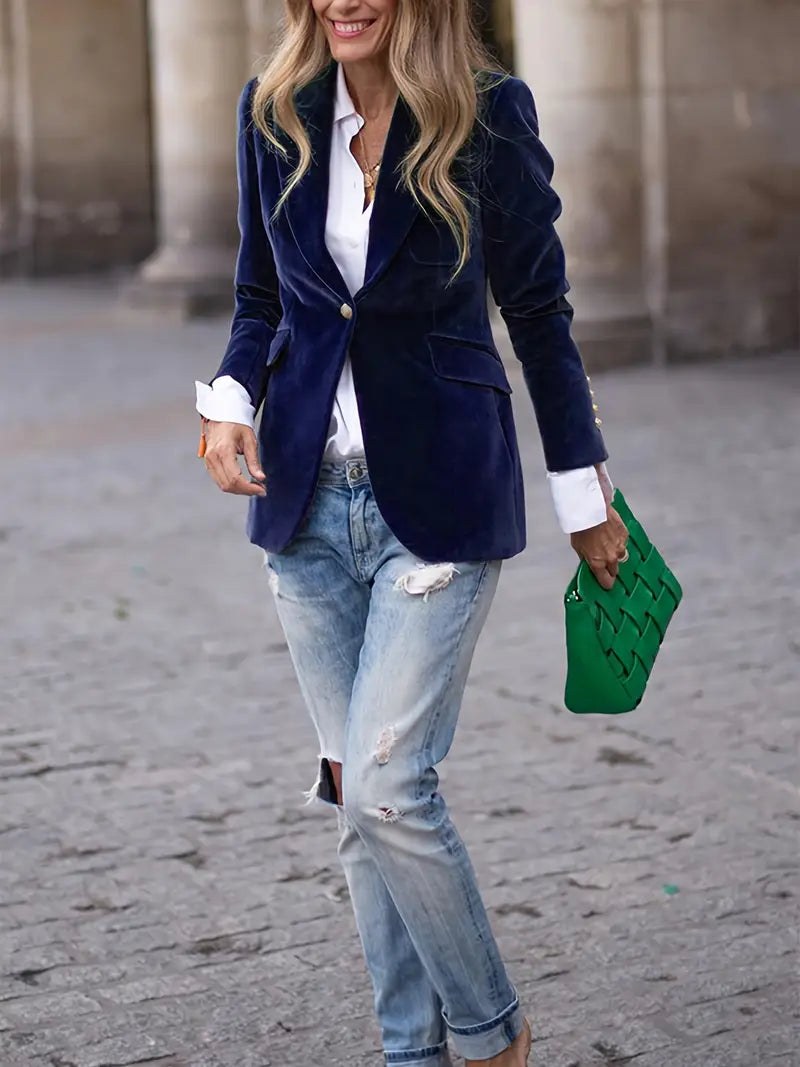 Adriana | Women's Single Button Tailored Blazer