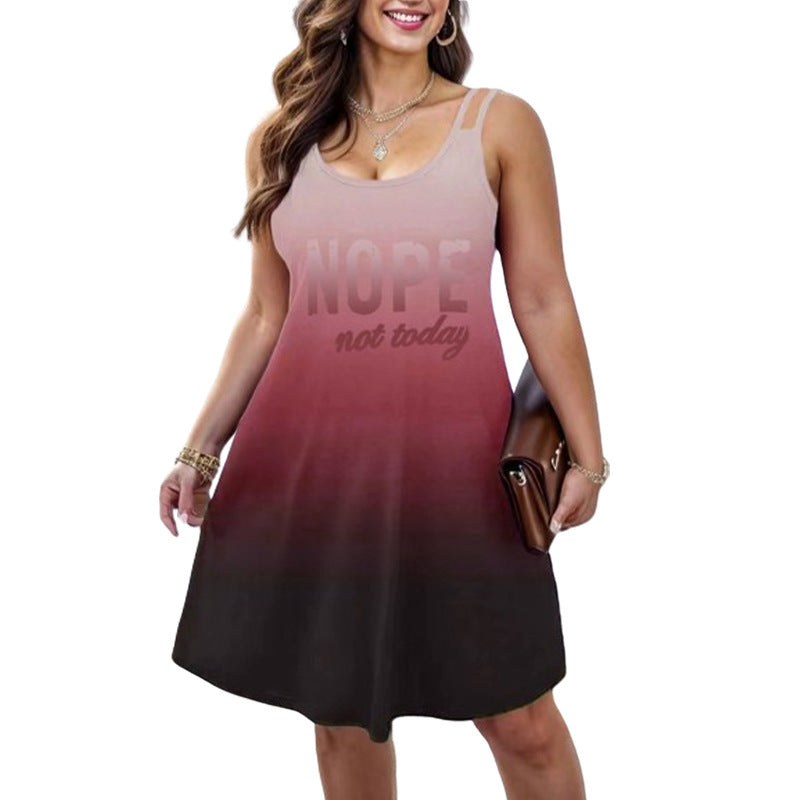 Adriana | Women's V-Neck Sleeveless Summer Dress
