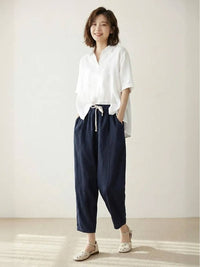 Aglaia | Women's Drawstring Slim Fit Pants