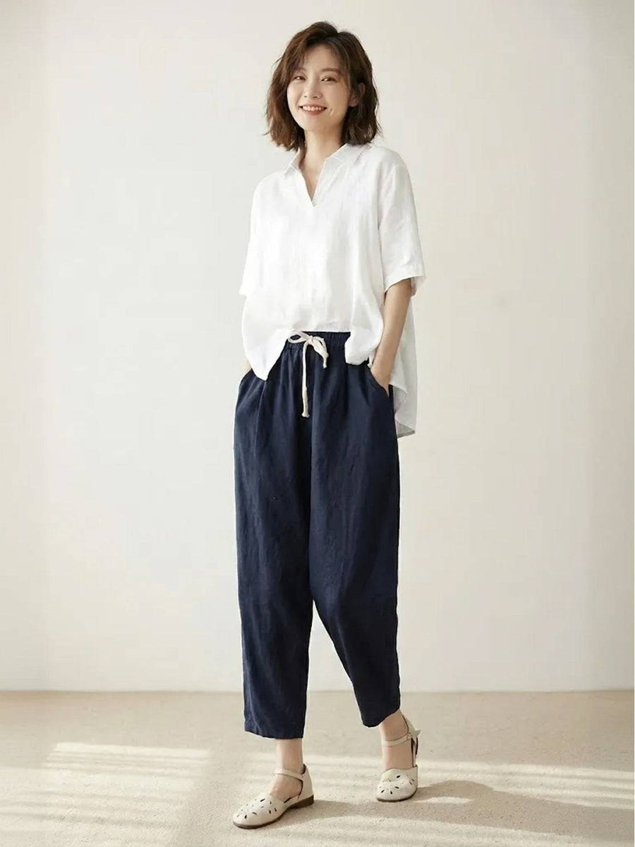 Aglaia | Women's Drawstring Slim Fit Pants