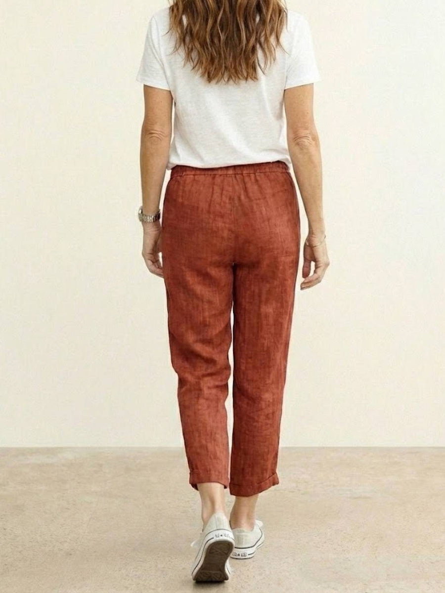 Aglaia | Women's Drawstring Slim Fit Pants