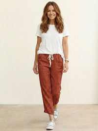 Aglaia | Women's Drawstring Slim Fit Pants