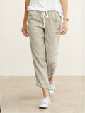 Aglaia | Women's Drawstring Slim Fit Pants – Dress Pants