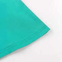 Aida | Women's Asymmetric Puff Sleeve Voluminous Blouse in Green