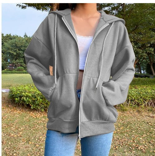Aileen | Women's Pockets Hooded Comfortable Casual Jacket