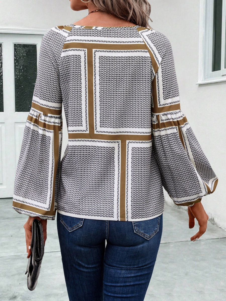 Aimee | Women's Ruffle Detail Elegant Modern Blouse