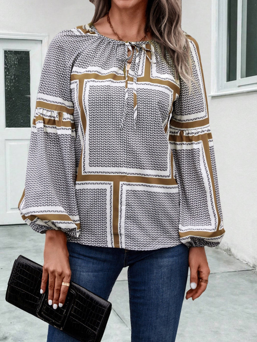 Aimee | Women's Ruffle Detail Elegant Modern Blouse