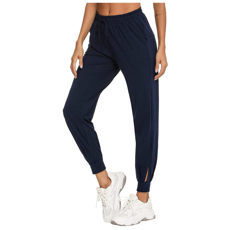 Aimee | Women's Elastic Waist Pockets Comfortable Pants – Dress Pants