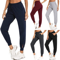 Aimee | Women's Elastic Waist Pockets Comfortable Pants – Dress Pants
