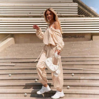 Alaia | Women's Pockets Hooded Two-Piece Set