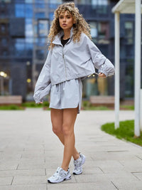 Alannah | Women's Comfortable Shorts in Light Gray
