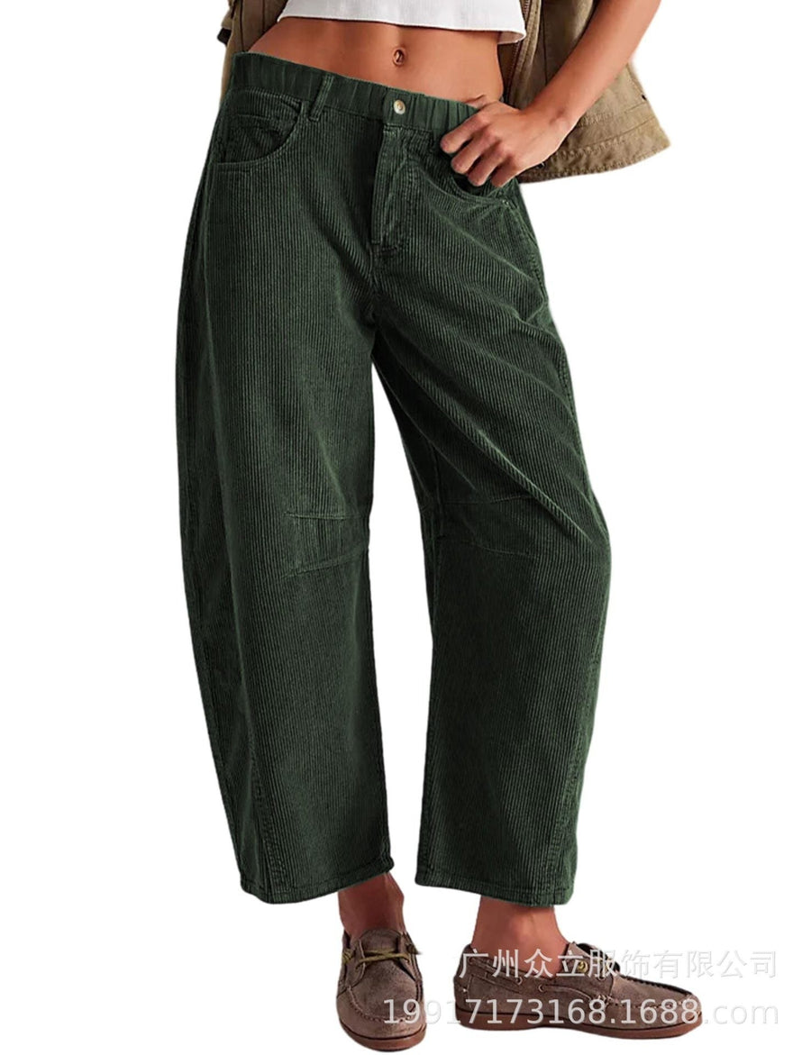 Alba | Women's Pockets Comfortable Pants – Dress Pants