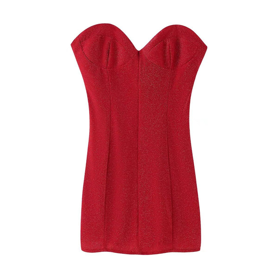 Alberta | Women's Elegant Evening Dress in Red