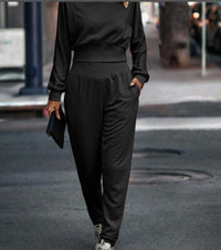 Alberta | Women's Comfortable Hoodie in Black
