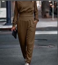 Alberta | Women's Comfortable Hoodie in Brown