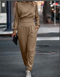 Alberta | Women's Comfortable Hoodie in Khaki