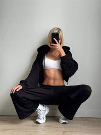 Alcina | Women's Hooded Jacket in Black