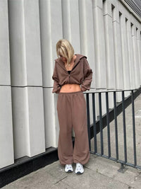Alcina | Women's Hooded Jacket in Brown