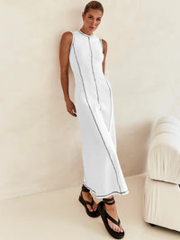 Alessandra | Women's Elegant Maxi Dress in White