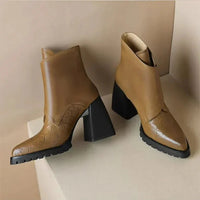 Alessia | Women's Ankle Block Heel With Strap Detail Boots